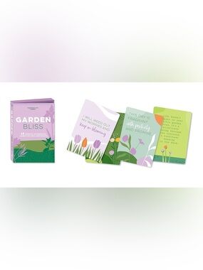 Garden Bliss: 48 Mindful Affirmation Cards for Daily Meditation